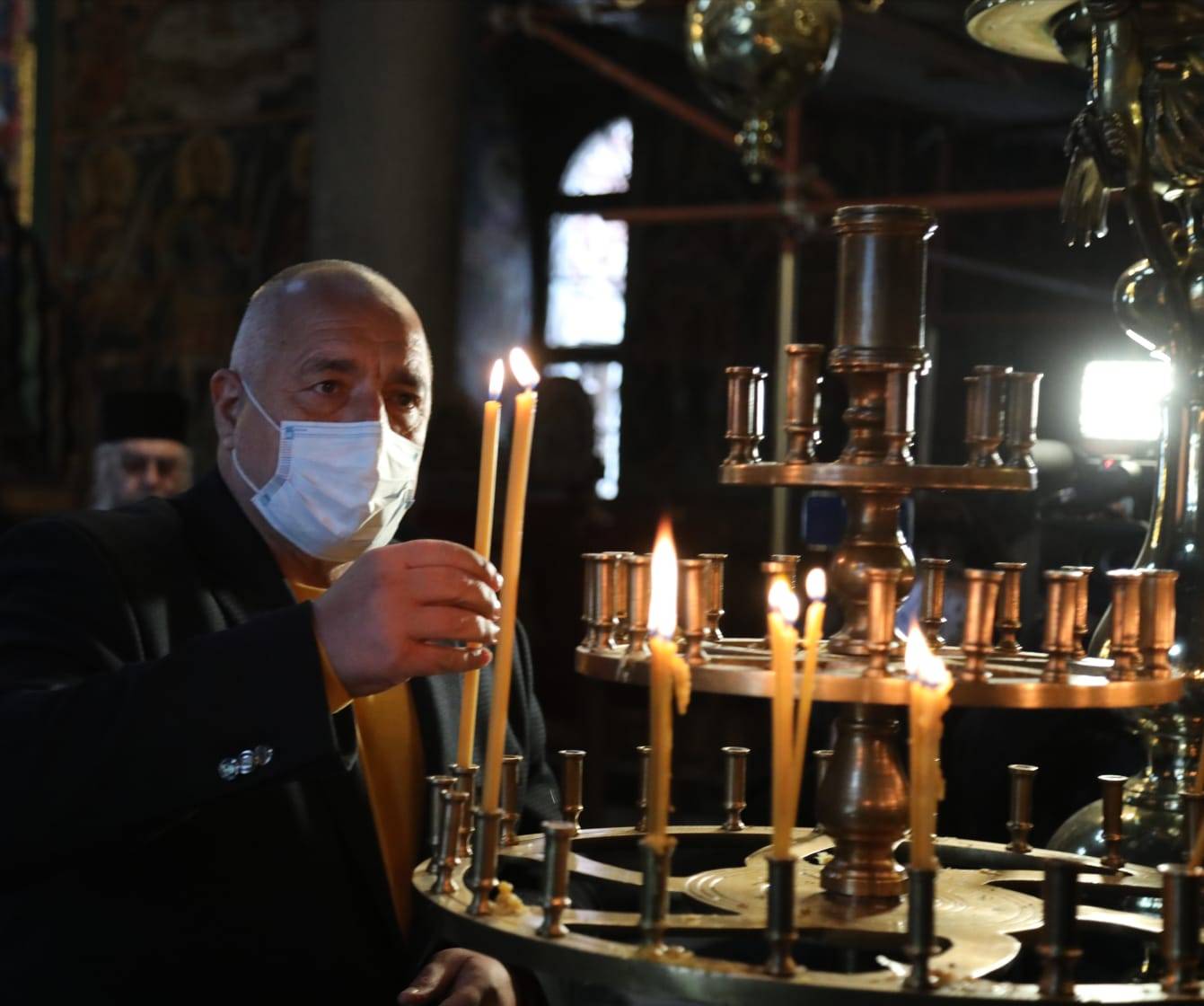 Премиерът Борисов в Рилския манастир